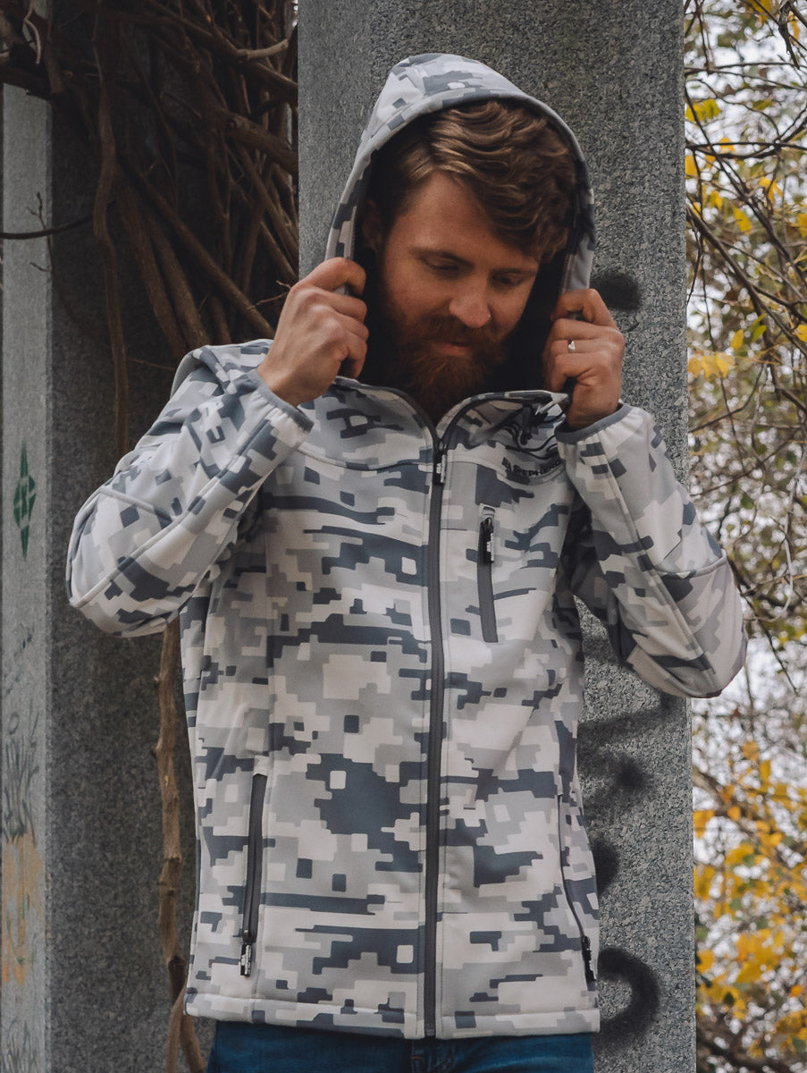 Unisex Softshell Jacket Arctic White – Online-Shop Sea Shepherd