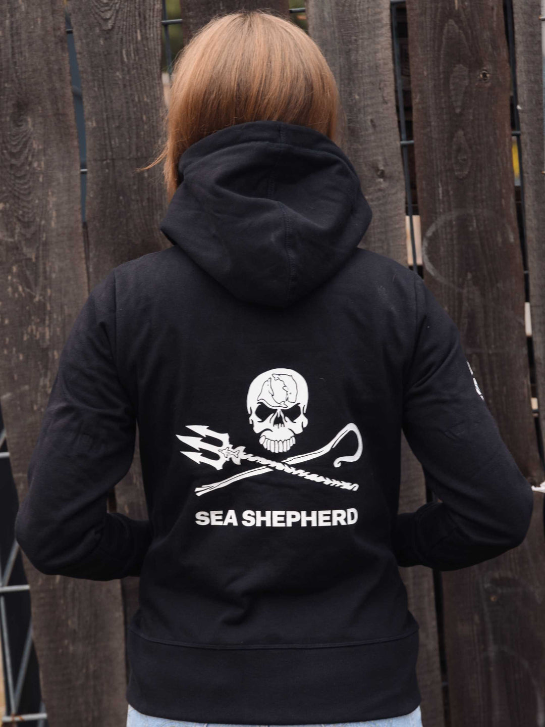 Derbe Sea Shepherd Hoodie Damen Hoodlamb Sea Shepherd Regenjacke